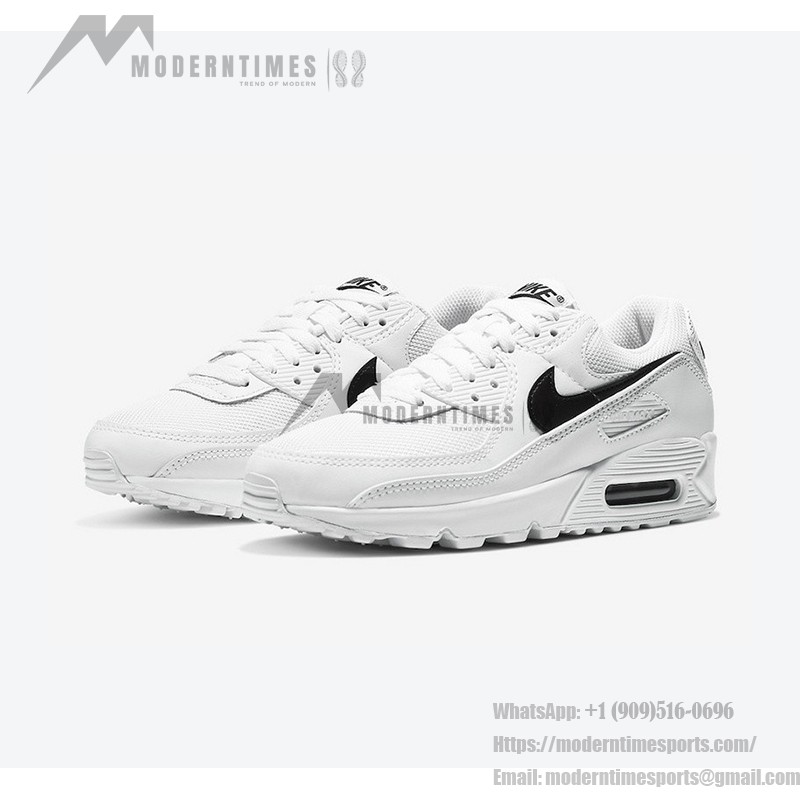 Nike Air Max 90 WMNS 'Weiß/Schwarz' CQ2560-101 - Minimalistisches Design mit Max Air-Komfort