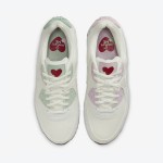 Nike Air Max 90 WMNS 'Valentine’s Day' CI7395-100 - White Sneakers with Pastel Accents and Heart Details