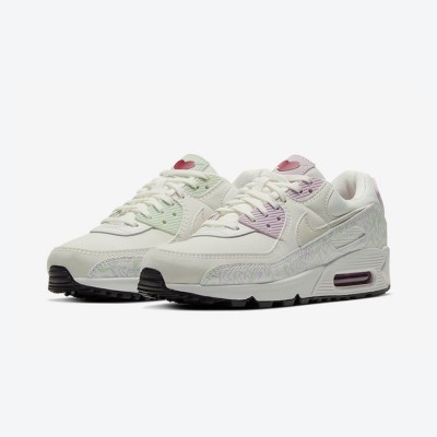 Nike Air Max 90 WMNS 'Valentine’s Day' CI7395-100 | Romantic Design with Pastel Accents and Max Air Comfort