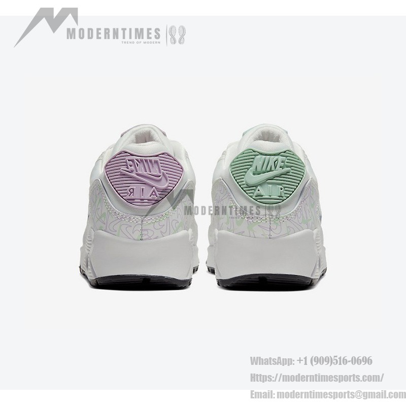 Nike Air Max 90 WMNS 'Valentine’s Day' CI7395-100 - White Sneakers with Pastel Accents and Heart Details