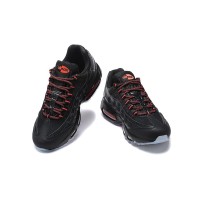 Nike Air Max 95 AV7014-001 Black Air Cushion Running Shoes Men’s Classic Retro Design Sports Shoes