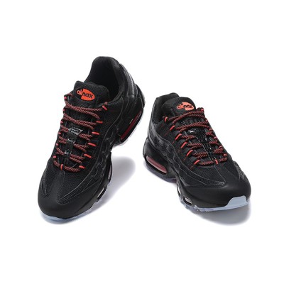 Nike Air Max 95 AV7014-001 Black Air Cushion Running Shoes Men’s Classic Retro Design Sports Shoes