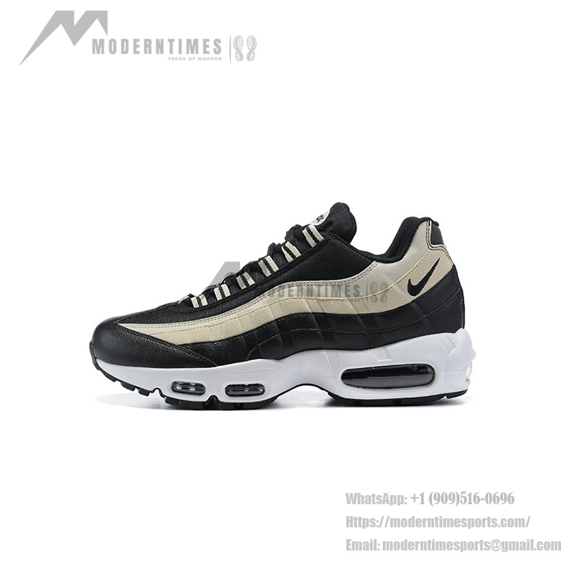 Nike Air Max 95 CV8828-001 Black-Champagne Sneakers with Air Cushion Technology