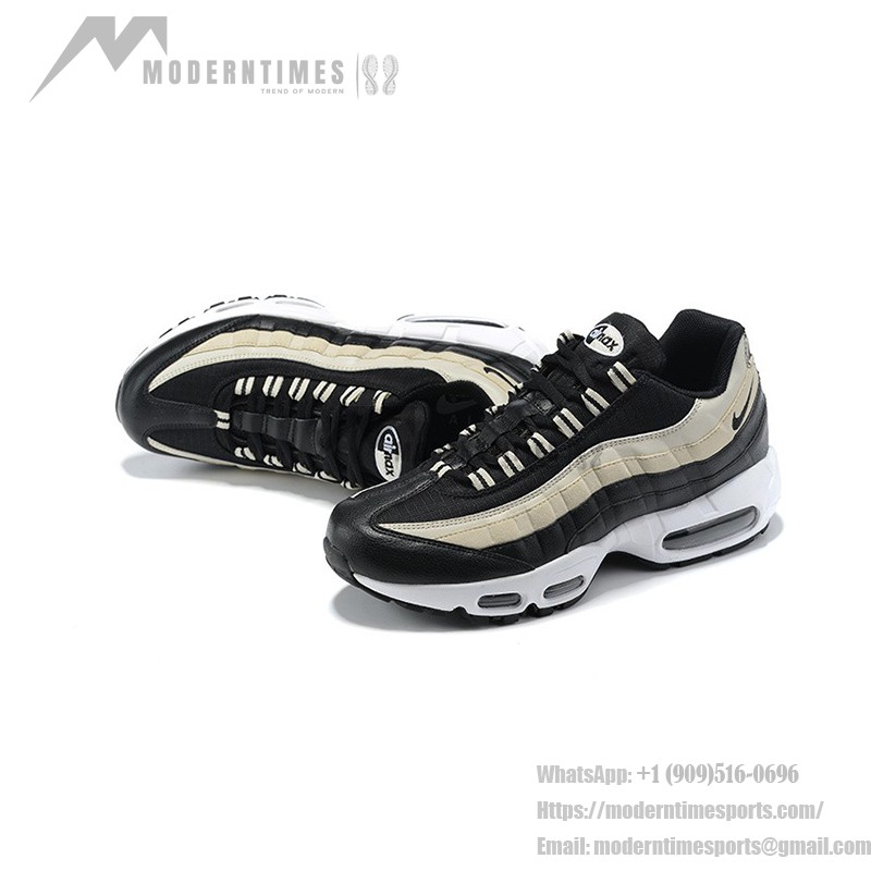 Nike Air Max 95 CV8828-001 Black-Champagne Sneakers with Air Cushion Technology