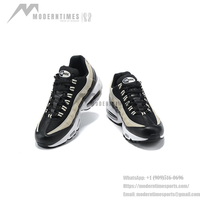 Nike Air Max 95 CV8828-001 Black-Champagne Sneakers with Air Cushion Technology