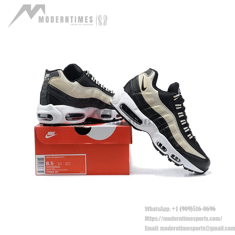 Nike Air Max 95 CV8828-001 Black-Champagne Sneakers with Air Cushion Technology