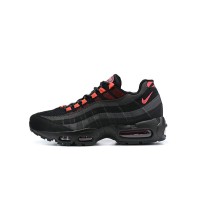 Nike Air Max 95 DA1513-001 Black and Crimson Sneakers | Full Air Cushion Trendy Design for Comfort