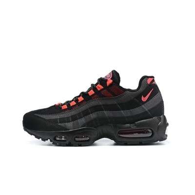 Nike Air Max 95 DA1513-001 Black and Crimson Sneakers | Full Air Cushion Trendy Design for Comfort