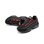 Nike Air Max 95 DA1513-001 Black and Crimson Sneakers Side View