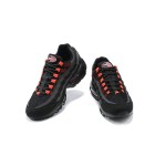 Nike Air Max 95 DA1513-001 Black and Crimson Sneakers Side View