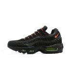 Nike Air Max 95 DR8604-001 Schwarz Reflektierend Volt-Orange Sneaker mit Luftkissen-Technologie