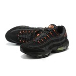 Nike Air Max 95 DR8604-001 Schwarz Reflektierend Volt-Orange Sneaker mit Luftkissen-Technologie