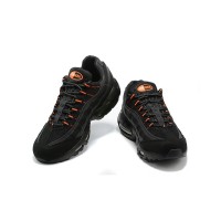 Nike Air Max 95 DR8604-001 Schwarz Reflektierend Volt-Orange Sneaker - Luftkissenkomfort & Stilvolles Design