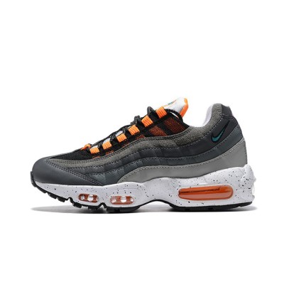 Nike Air Max 95 CZ0191-001 Black-Grey Speckled Orange Sneakers - Air Cushion Comfort & Trendy Design