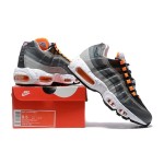 Nike Air Max 95 CZ0191-001 Black-Grey Speckled Orange Sneakers with Air Cushion Technology