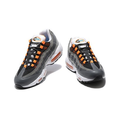 Nike Air Max 95 CZ0191-001 Black-Grey Speckled Orange Sneakers - Air Cushion Comfort & Trendy Design