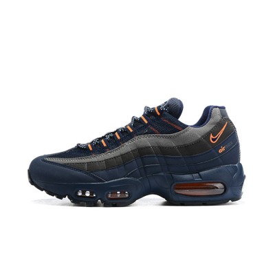 Nike Air Max 95 CW7477-400 Blue, Gray, and Orange Sneakers | Perfect Blend of Style and Comfort