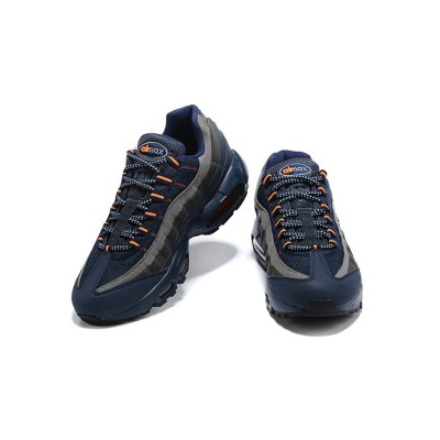 Nike Air Max 95 CW7477-400 Blue, Gray, and Orange Sneakers | Perfect Blend of Style and Comfort