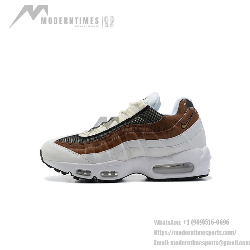 Nike Air Max 95 Cashmere DB0250-100 White and Brown Retro Sneakers