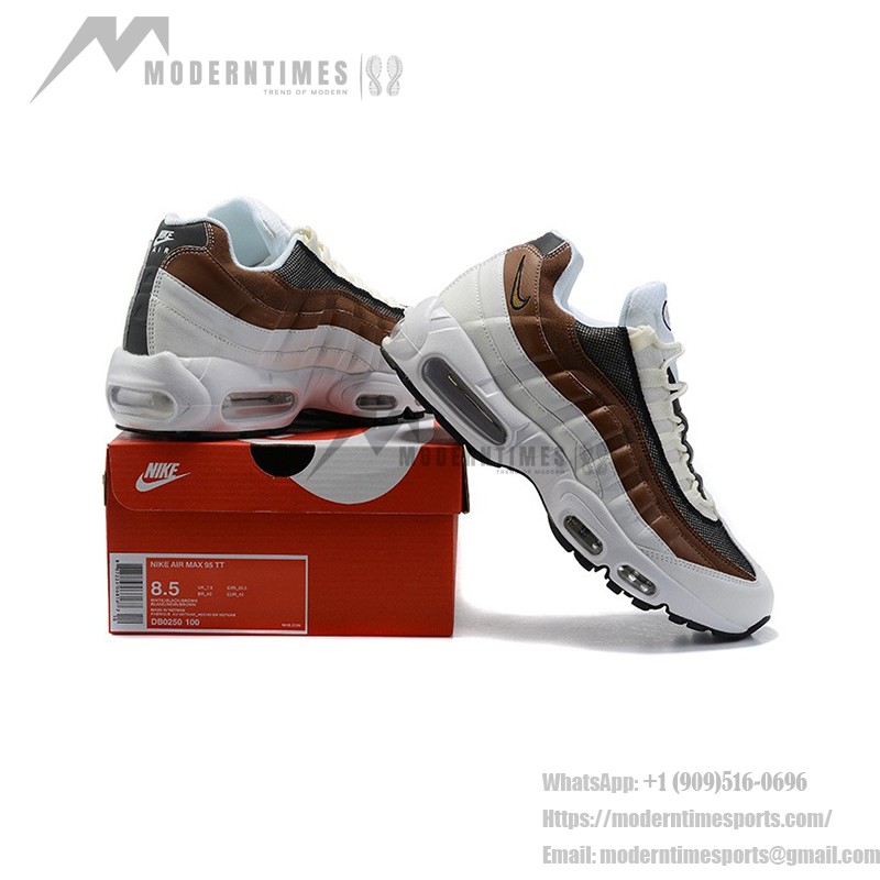 Nike Air Max 95 Cashmere DB0250-100 White and Brown Retro Sneakers