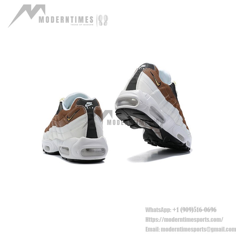 Nike Air Max 95 Cashmere DB0250-100 White and Brown Retro Sneakers