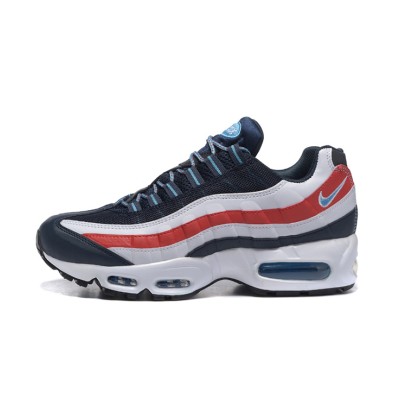 Nike Air Max 95 City QS London 667637-400 Blue, White, and Red Sneakers | Full Air Cushion Comfort Design