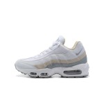 Nike Air Max 95 DA8731-100 White, Beige, and Gray Sneakers Side View