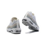 Nike Air Max 95 DA8731-100 White, Beige, and Gray Sneakers Side View