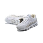 Nike Air Max 95 DA8731-100 White, Beige, and Gray Sneakers Side View