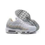 Nike Air Max 95 DA8731-100 White, Beige, and Gray Sneakers Side View