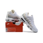 Nike Air Max 95 DA8731-100 White, Beige, and Gray Sneakers Side View