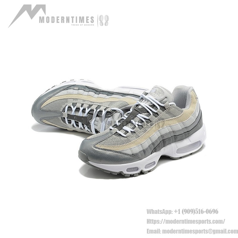 Nike Air Max 95 Medium Grey Classic Sneakers DC9844-001 with Air Cushioning