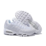 Nike Air Max 95 DH8015-100 All-White Sneakers Side View