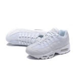 Nike Air Max 95 DH8015-100 All-White Sneakers Side View