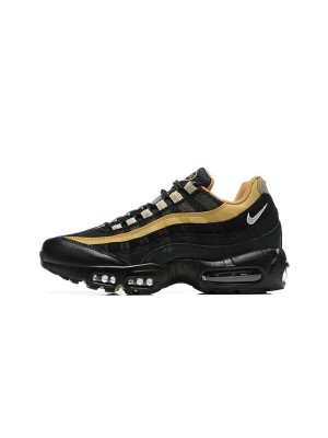 Nike Air Max 95 'Black Elemental Gold' DM0011-004 Klassische Retro-Laufschuhe, Bequem & Atmungsaktiv, Stylisch für den Alltag