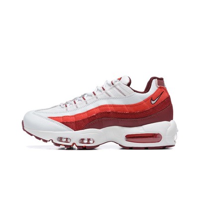 Nike Air Max 95 Photon Dust Picante Red DM0011-005 Classic Retro Running Shoes, Stylish Grey & Red Colorway, Comfortable & Breathable, Must-Have for Everyday Wear