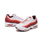 Nike Air Max 95 Photon Dust Picante Red DM0011-005 クラシックレトロランニングシューズ、Air Maxクッションと通気性の良いメッシュアッパー