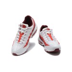 Nike Air Max 95 Photon Dust Picante Red DM0011-005 クラシックレトロランニングシューズ、Air Maxクッションと通気性の良いメッシュアッパー