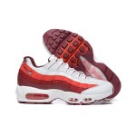 Nike Air Max 95 Photon Dust Picante Red DM0011-005 クラシックレトロランニングシューズ、Air Maxクッションと通気性の良いメッシュアッパー