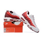 Nike Air Max 95 Photon Dust Picante Red DM0011-005 クラシックレトロランニングシューズ、Air Maxクッションと通気性の良いメッシュアッパー