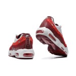 Nike Air Max 95 Photon Dust Picante Red DM0011-005 クラシックレトロランニングシューズ、Air Maxクッションと通気性の良いメッシュアッパー