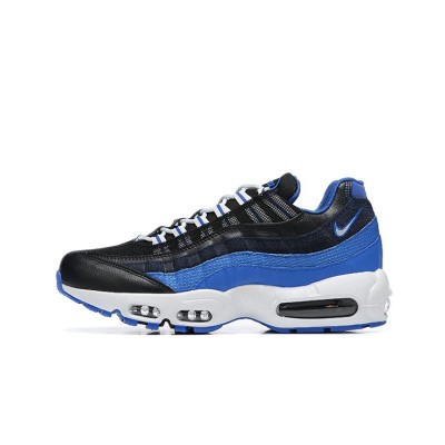 Nike Air Max 95 'Black Team Royal' DM0011-006 | ブラック & チーム ロイヤル ブルー スニーカー | クラシックなレトロデザイン | 快適さと耐久性