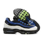 Nike Air Max 95 DQ0268-001 Black-Blue Gradient Sneakers with Air Cushion Technology