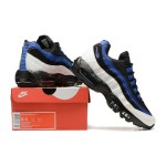 Nike Air Max 95 DQ0268-001 Black-Blue Gradient Sneakers with Air Cushion Technology