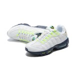 Nike Air Max 95 DX1819-100 White-Neon Green Multicolor Sneakers with Air Cushion Technology