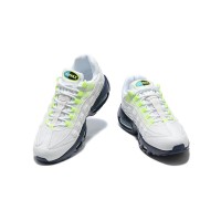 Nike Air Max 95 DX1819-100 White-Neon Green Multicolor Sneakers - Air Cushion Comfort & Vibrant Design