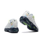 Nike Air Max 95 DX1819-100 White-Neon Green Multicolor Sneakers with Air Cushion Technology