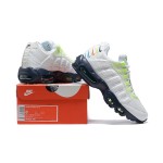 Nike Air Max 95 DX1819-100 White-Neon Green Multicolor Sneakers with Air Cushion Technology