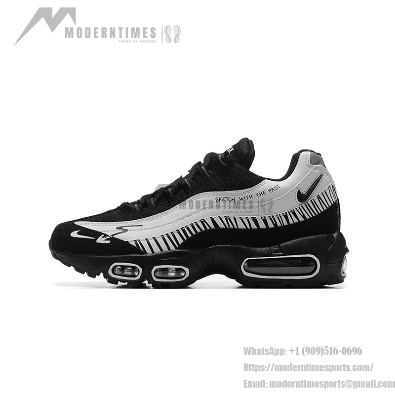 Nike Air Max 95 DX4615-100 Men’s Air Cushion Sneakers Classic Retro Design