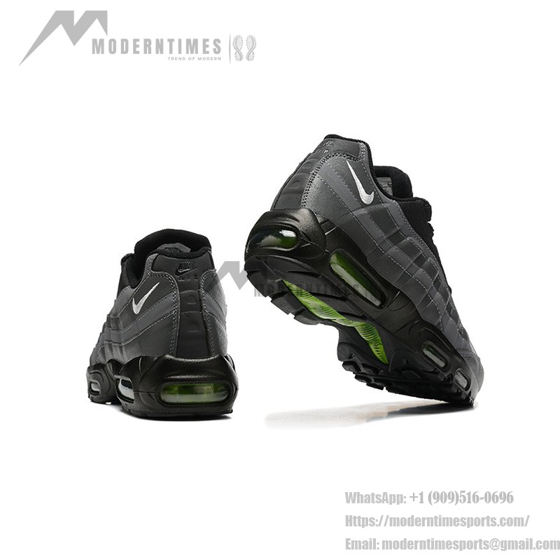 Nike Air Max 95 DZ4496-001 Black-Grey Neon Green Sneakers with Air Cushion Comfort